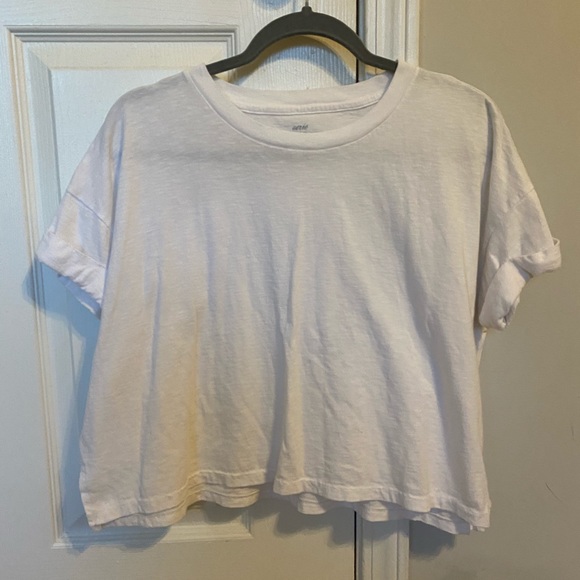 Aerie Oversized Cropped T-Shirt - Picture 1 of 3